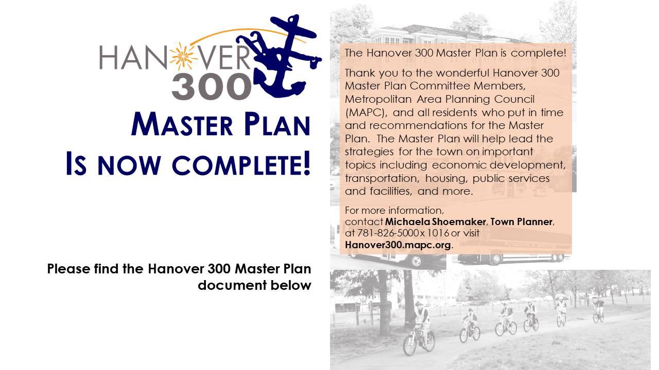 The Hanover 300 Master Plan is now complete! 