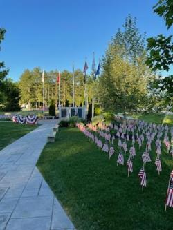 Flags at the Memorial, Photo by Joe Colangelo