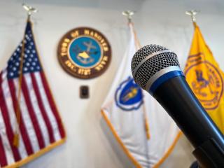 Mic, Seal, Flags