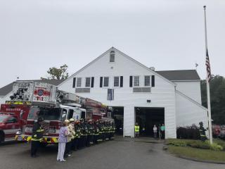 Hanover Fire Department 2018 Ceremony in remembrance of 9/11/2001.