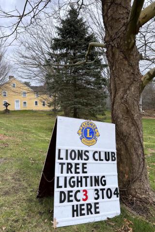 Lions Club Tree Lighting 2022