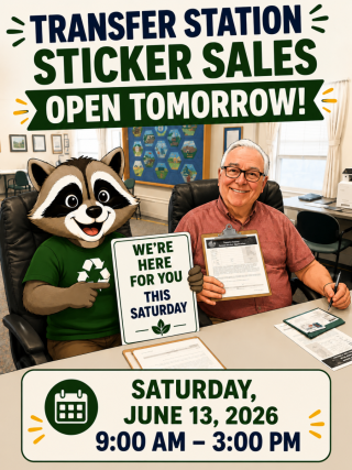 Transfer Station Weekend Sales