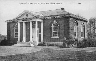 Postcard image of the John Curtis Free Library
