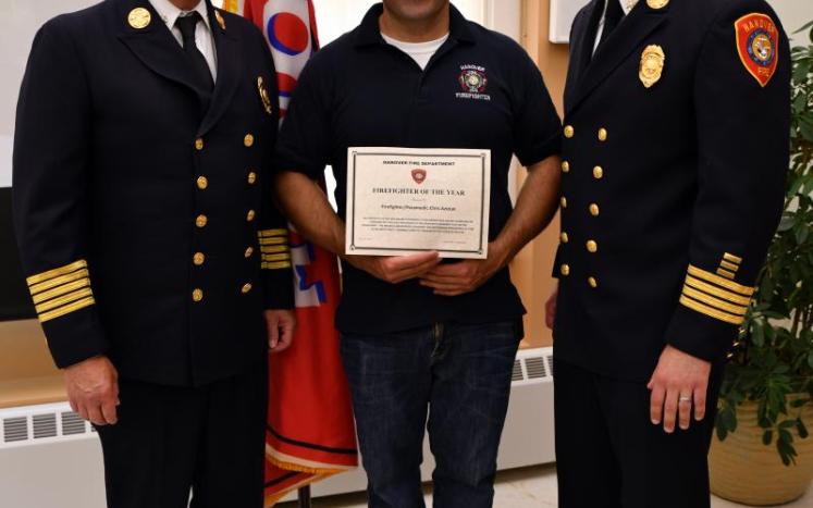 Chris Azizian, Hanover Fire Department 2019 Firefighter of the Year