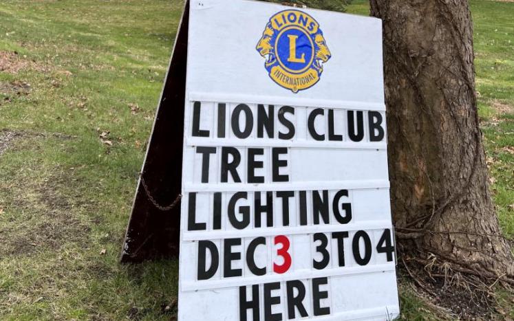 Lions Club Tree Lighting 2022