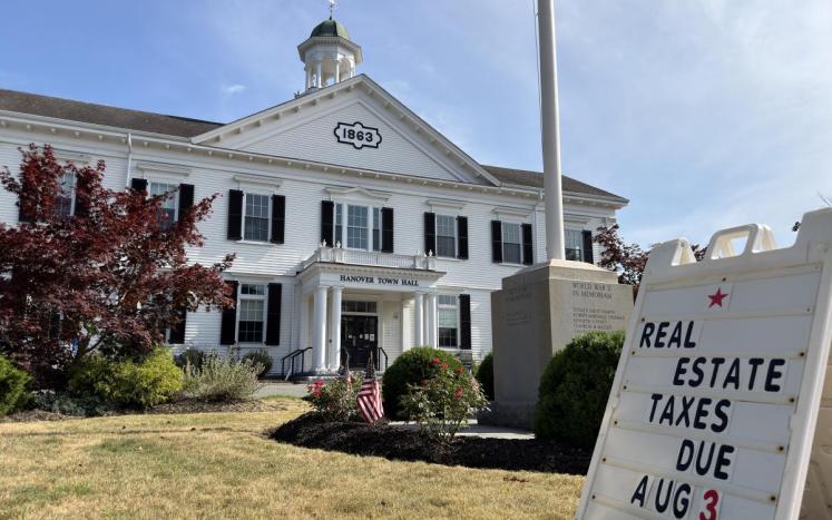 Town of Hanover Fiscal Year 2027 First Quarter Tax Bills Due August 3, 2026